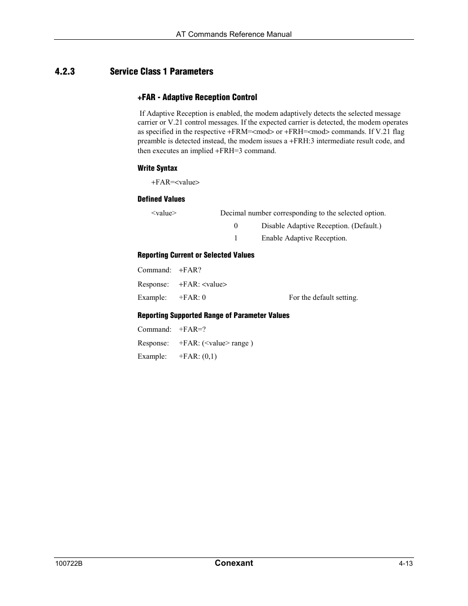 Comtrol AT Command Set Rev A User Manual | Page 163 / 230