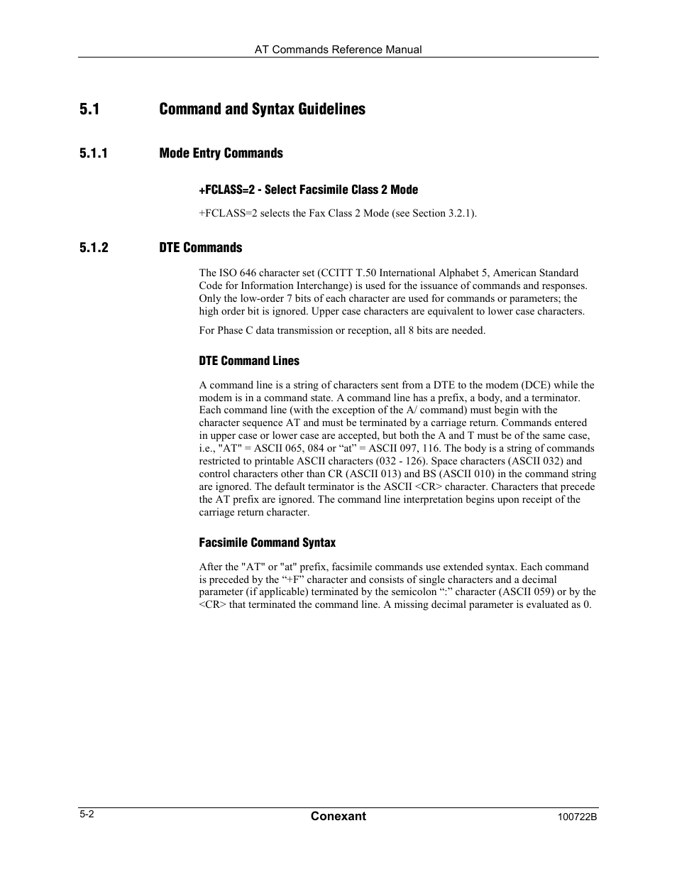 1 command and syntax guidelines | Comtrol AT Command Set Rev A User Manual | Page 174 / 230