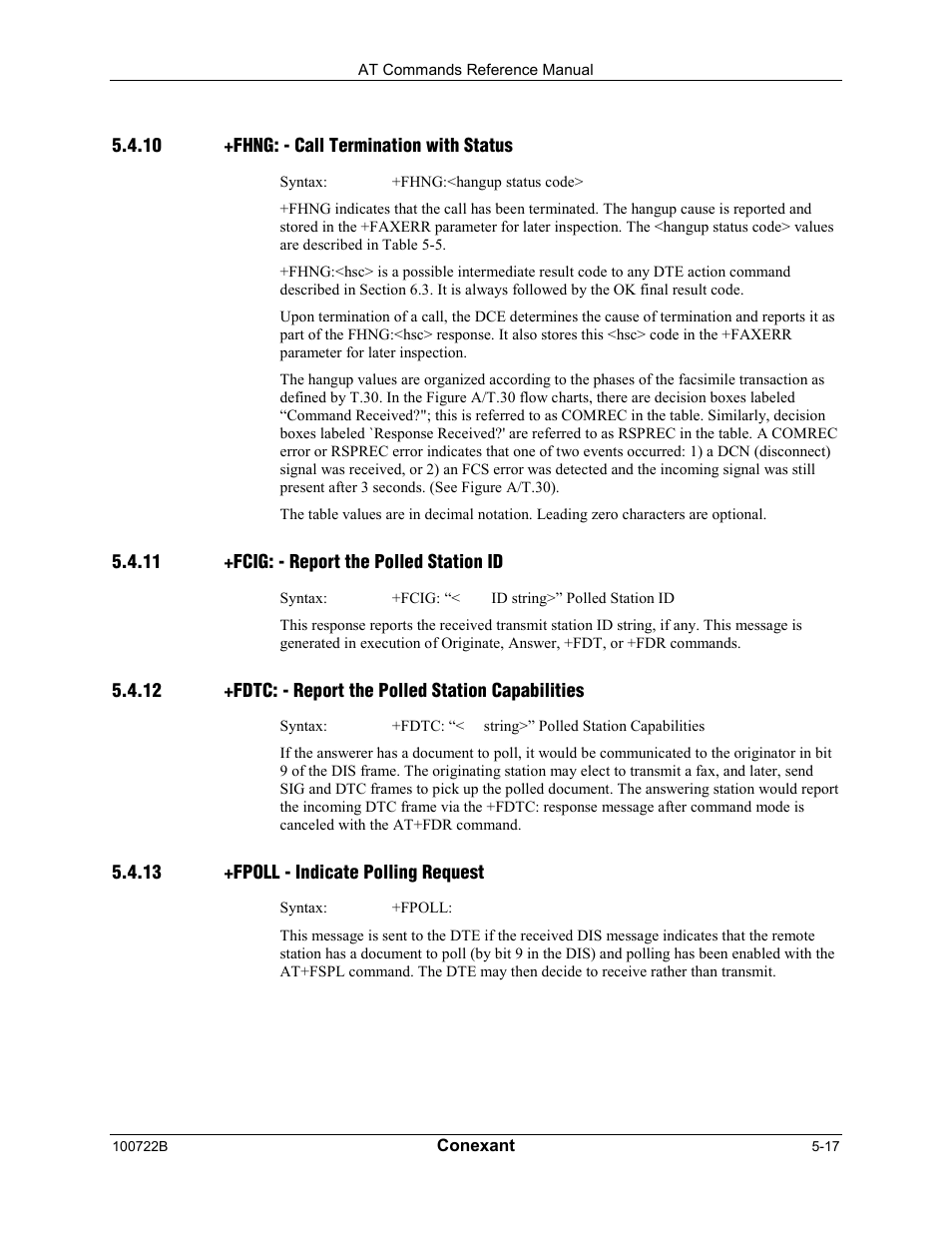 Comtrol AT Command Set Rev A User Manual | Page 189 / 230