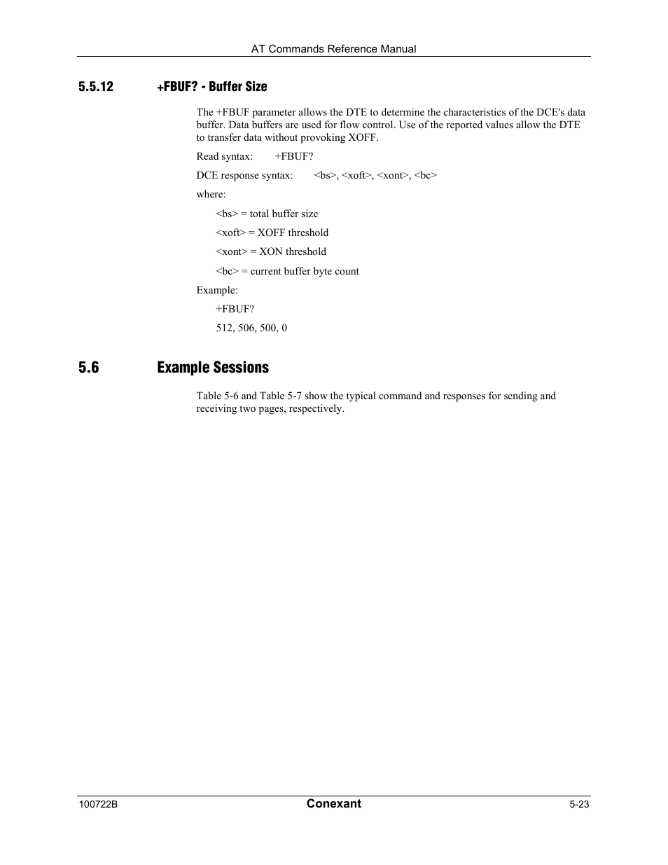 6 example sessions | Comtrol AT Command Set Rev A User Manual | Page 195 / 230