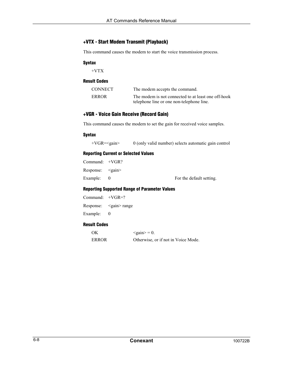 Comtrol AT Command Set Rev A User Manual | Page 206 / 230