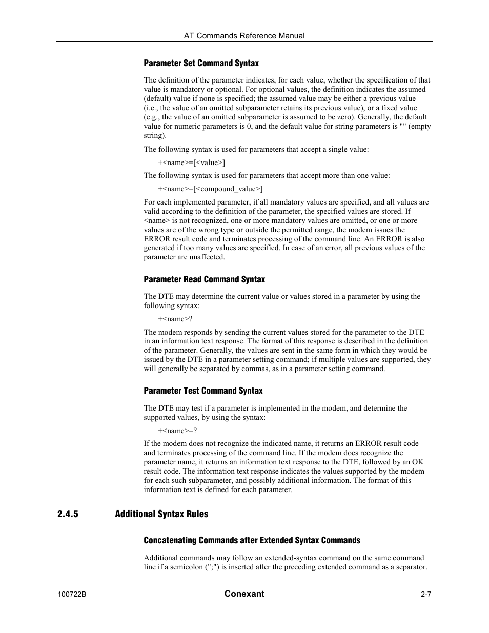 Comtrol AT Command Set Rev A User Manual | Page 21 / 230