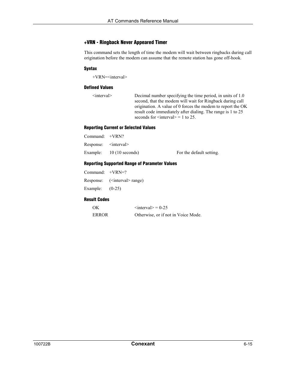 Comtrol AT Command Set Rev A User Manual | Page 213 / 230