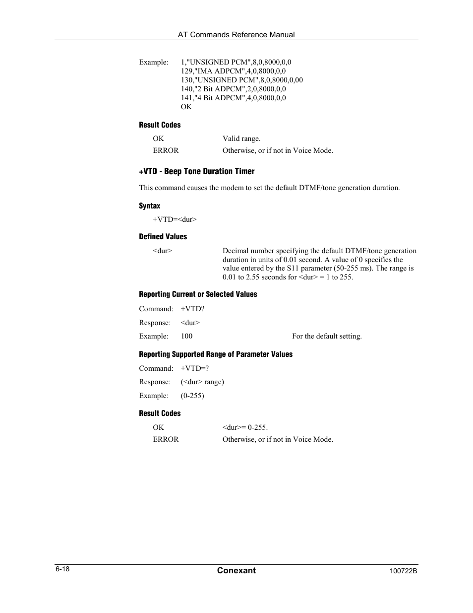 Comtrol AT Command Set Rev A User Manual | Page 216 / 230