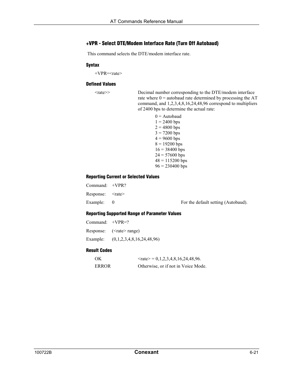 Comtrol AT Command Set Rev A User Manual | Page 219 / 230