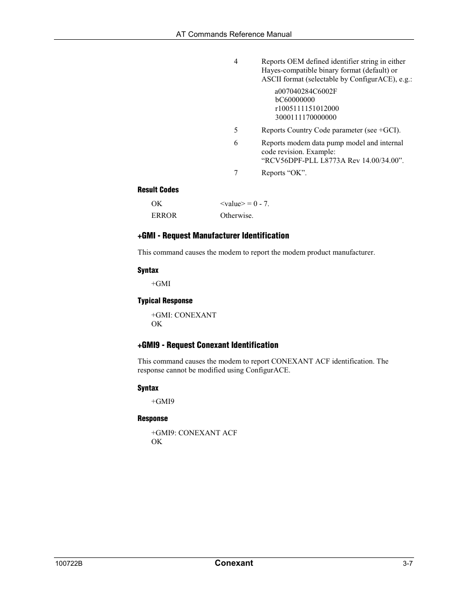 Comtrol AT Command Set Rev A User Manual | Page 33 / 230