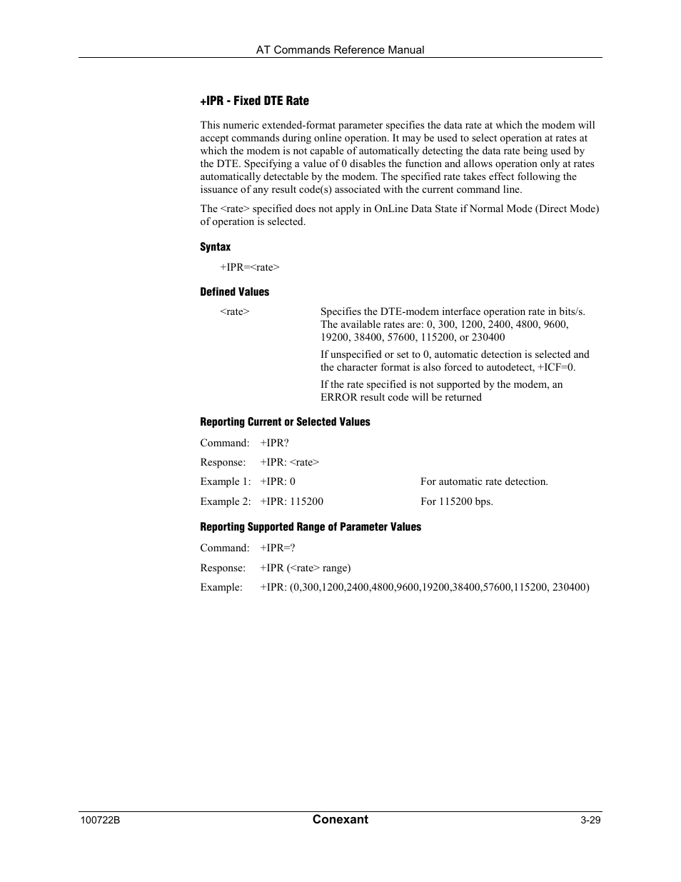 Comtrol AT Command Set Rev A User Manual | Page 55 / 230