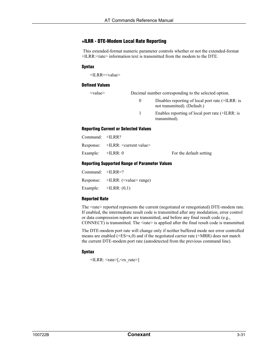 Comtrol AT Command Set Rev A User Manual | Page 57 / 230