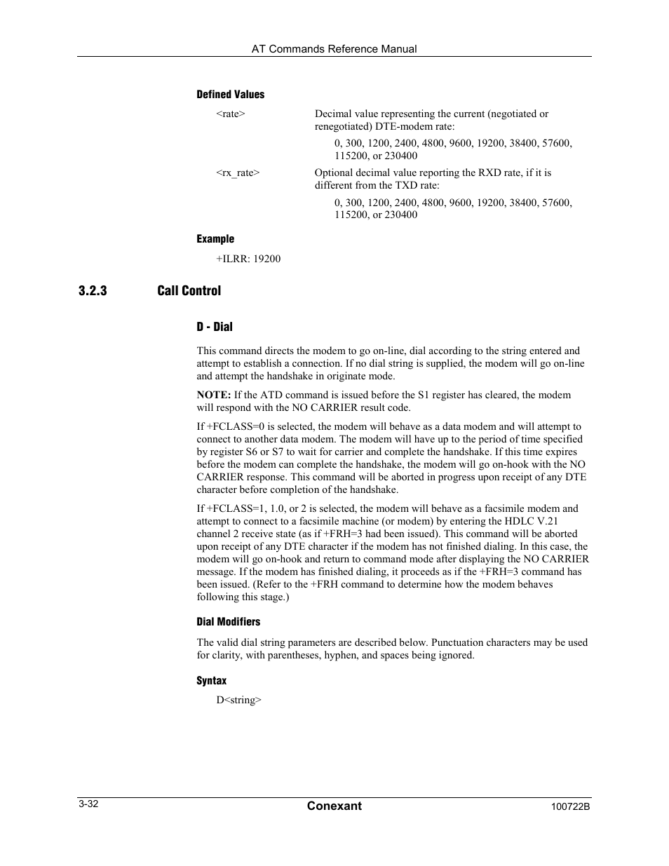 Comtrol AT Command Set Rev A User Manual | Page 58 / 230