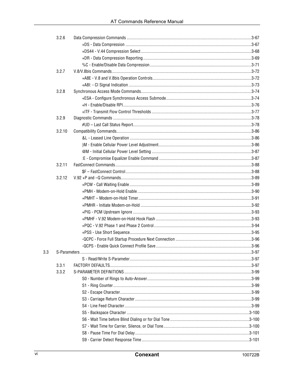 Comtrol AT Command Set Rev A User Manual | Page 6 / 230