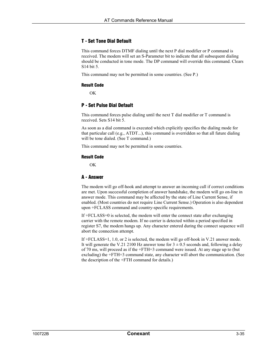 Comtrol AT Command Set Rev A User Manual | Page 61 / 230