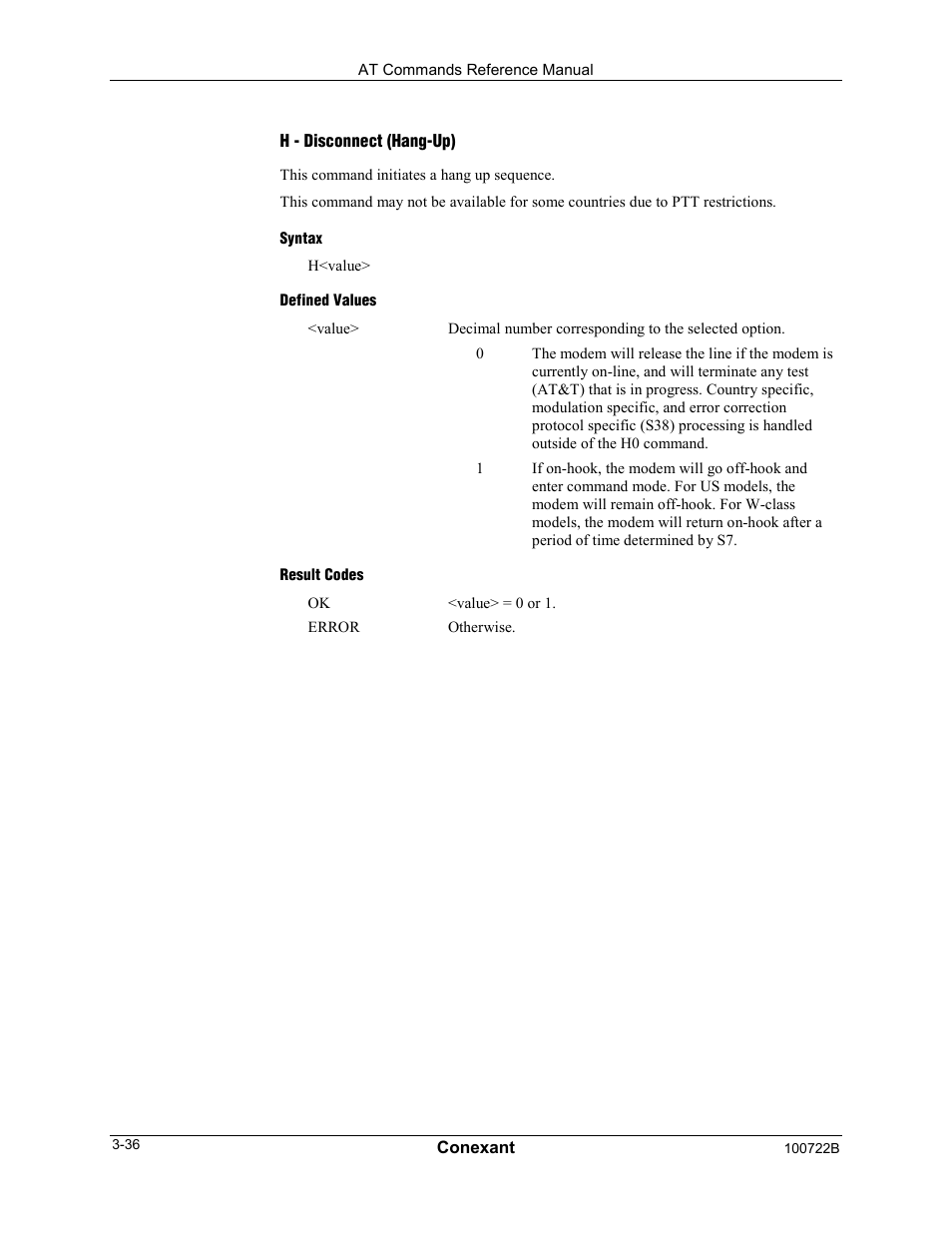 Comtrol AT Command Set Rev A User Manual | Page 62 / 230