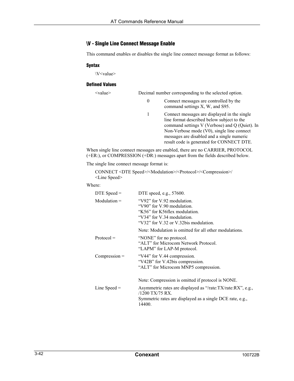 Comtrol AT Command Set Rev A User Manual | Page 68 / 230