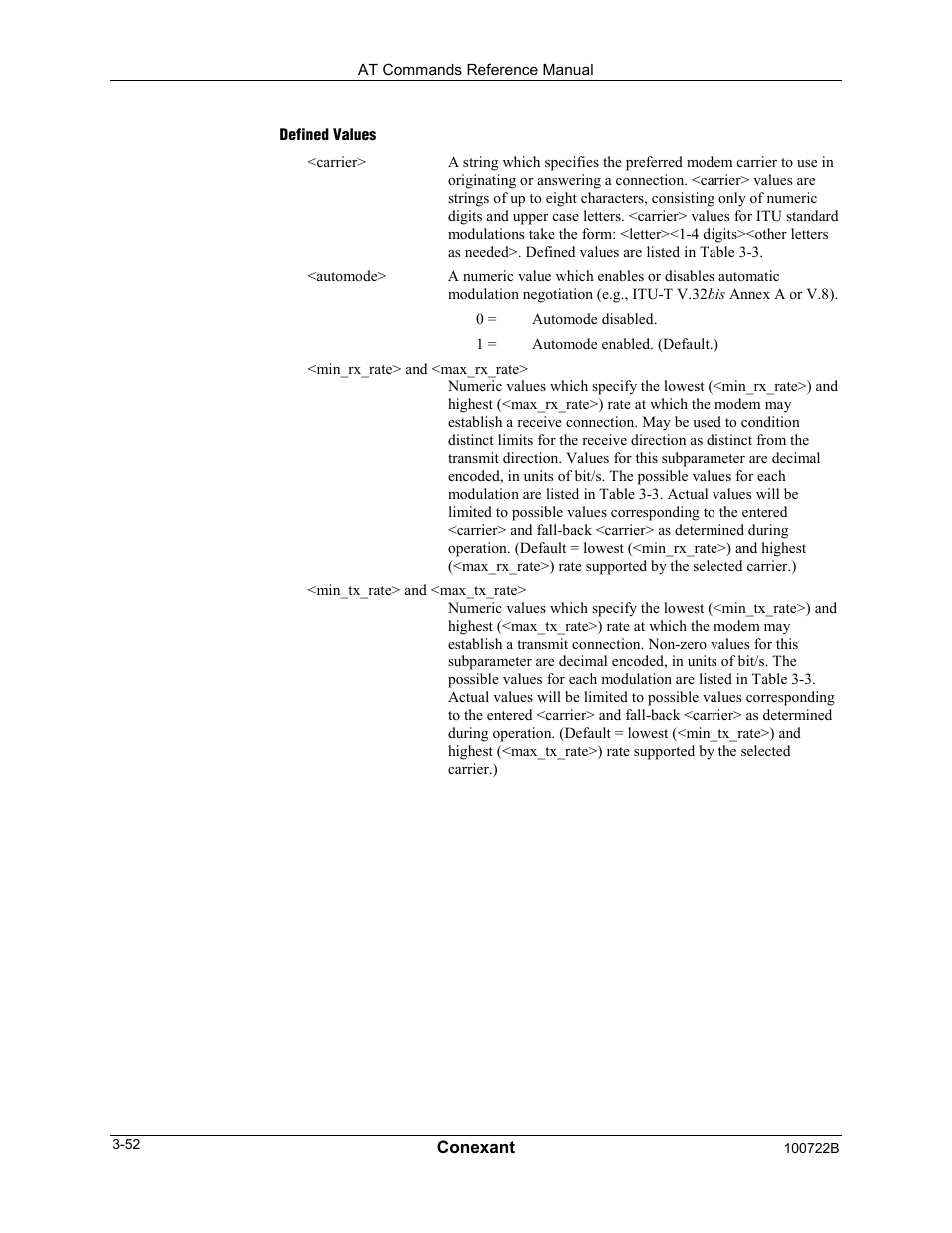 Comtrol AT Command Set Rev A User Manual | Page 78 / 230