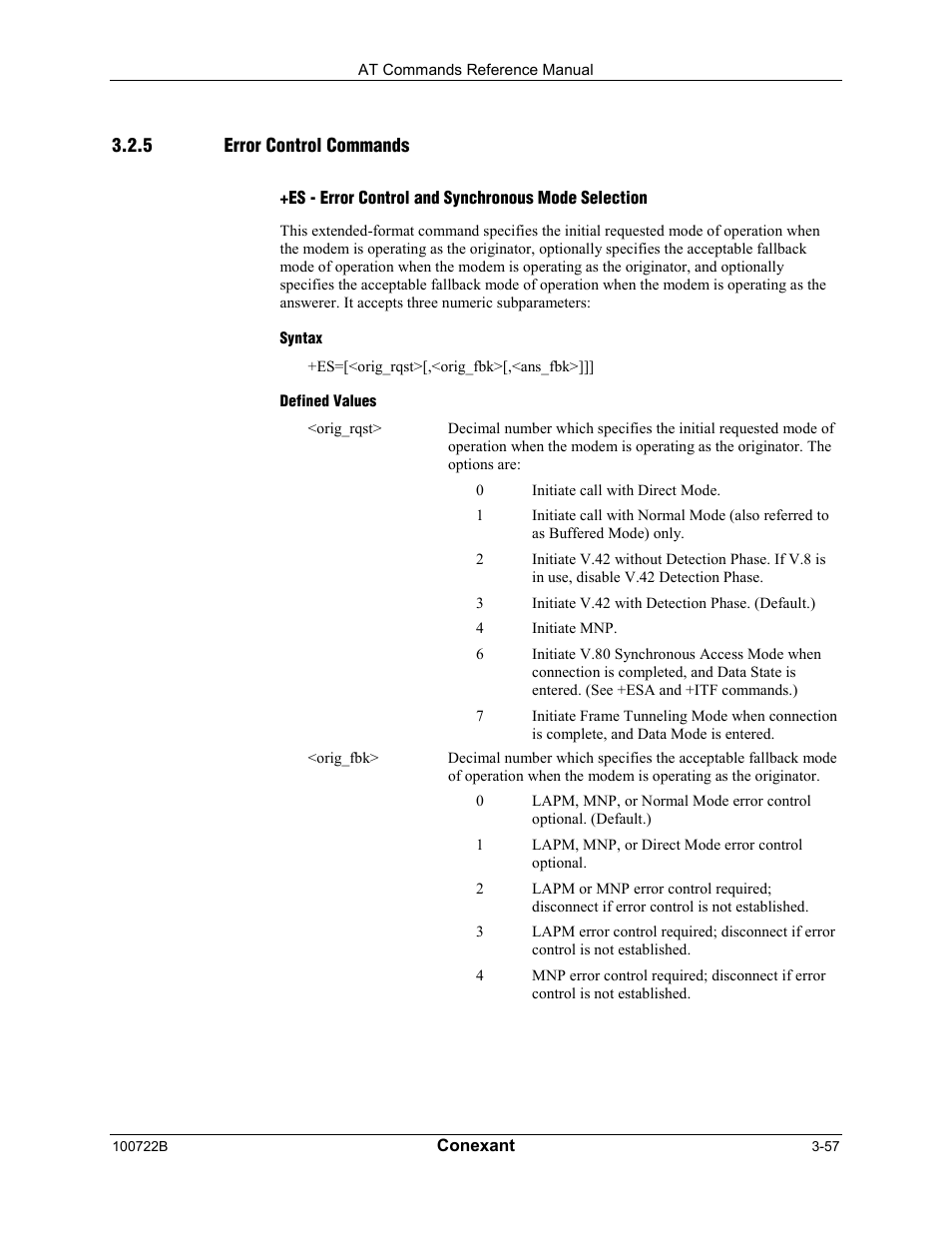 Comtrol AT Command Set Rev A User Manual | Page 83 / 230