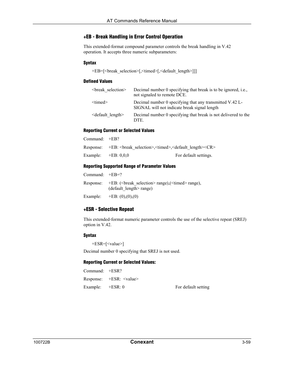 Comtrol AT Command Set Rev A User Manual | Page 85 / 230