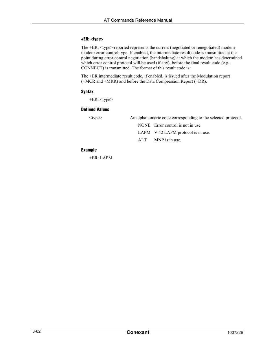 Comtrol AT Command Set Rev A User Manual | Page 88 / 230