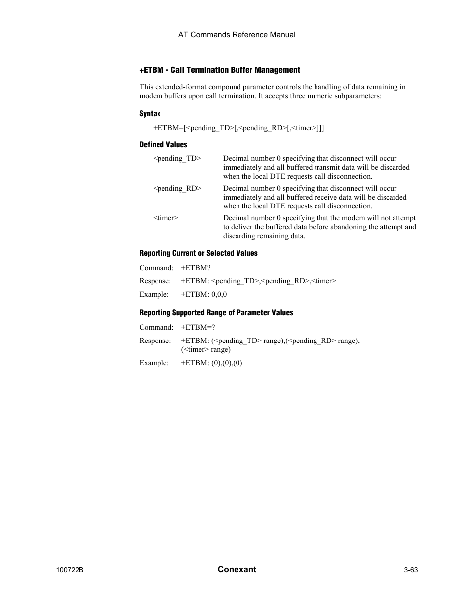 Comtrol AT Command Set Rev A User Manual | Page 89 / 230