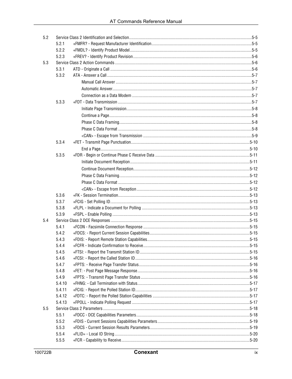 Comtrol AT Command Set Rev A User Manual | Page 9 / 230