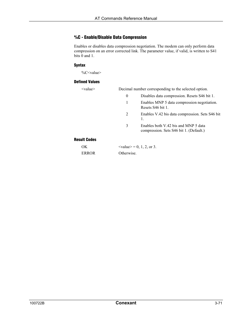 Comtrol AT Command Set Rev A User Manual | Page 97 / 230