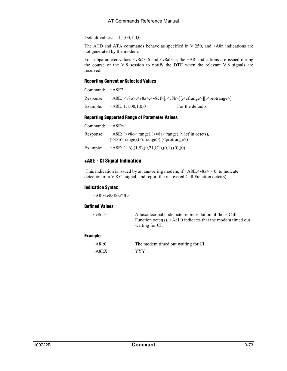 Comtrol AT Command Set Rev A User Manual | Page 99 / 230