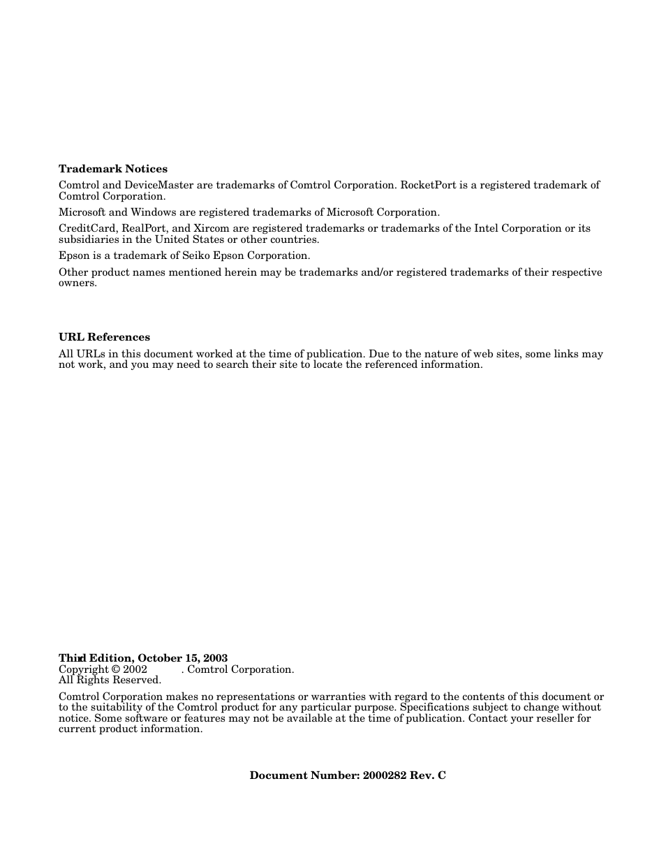 Comtrol DM ATS-NTe User Manual | Page 2 / 76