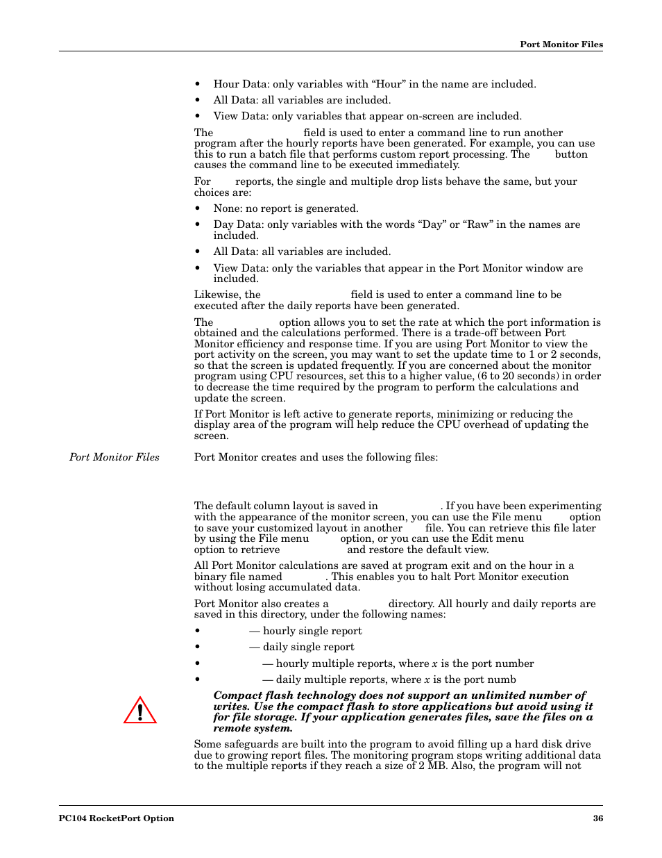 Port monitor files | Comtrol DM ATS-NTe User Manual | Page 36 / 76