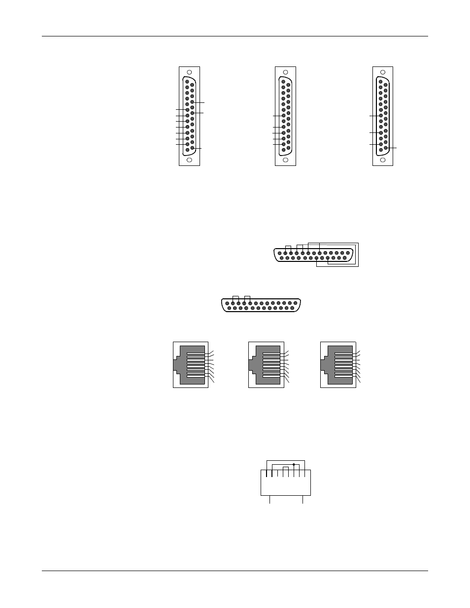 Db25 connectors, Building additional db25 loopback plugs, Rj45 connectors | Building additional rj45 loopback plugs | Comtrol DM ATS-LNX User Manual | Page 16 / 80