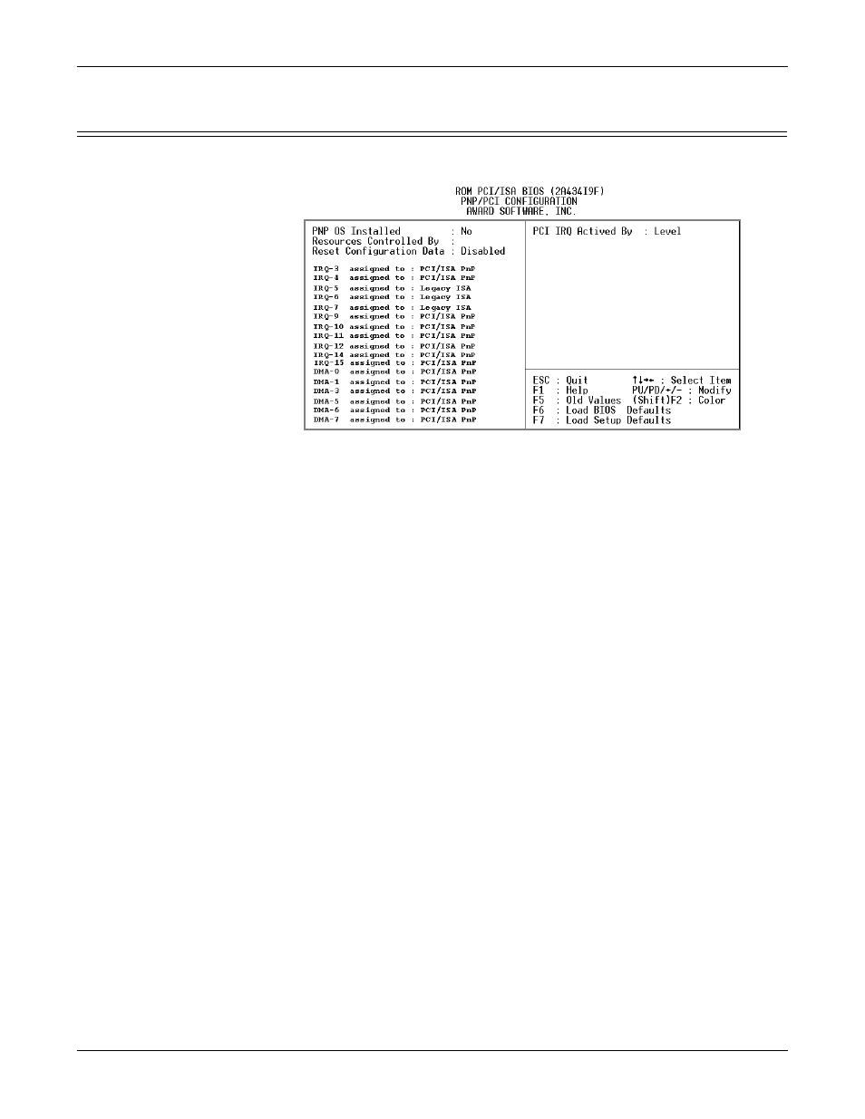 Pnp/pci configuration | Comtrol DM ATS-LNX User Manual | Page 72 / 80