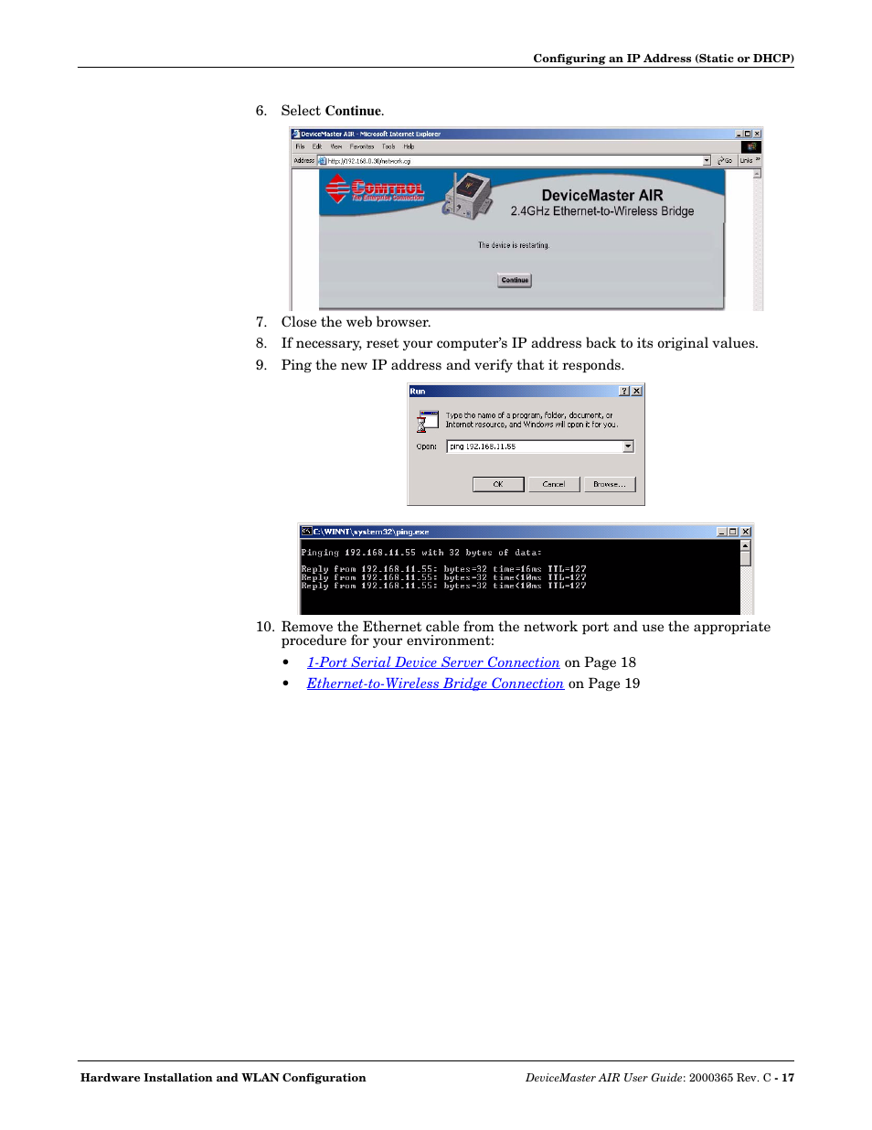 Comtrol DM AIR User Manual | Page 17 / 74