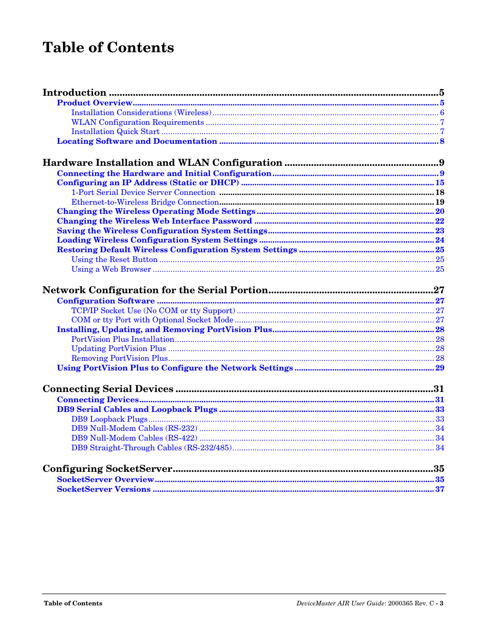 Comtrol DM AIR User Manual | Page 3 / 74