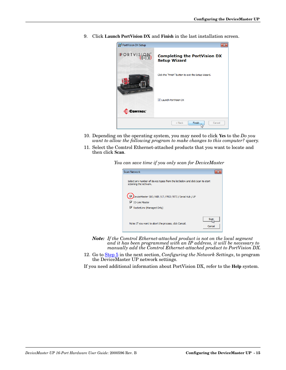 Comtrol UP 16-Port User Manual | Page 15 / 54