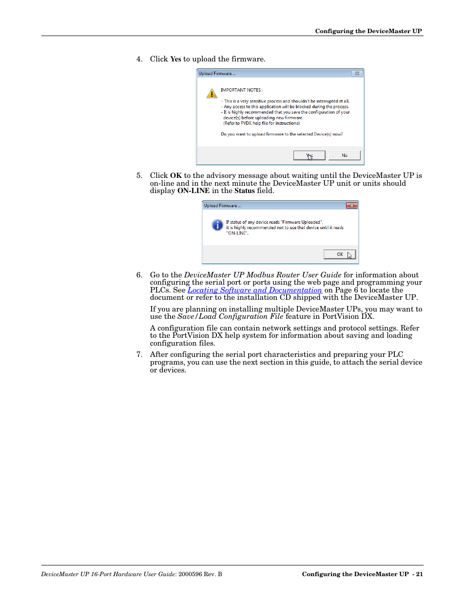 Comtrol UP 16-Port User Manual | Page 21 / 54