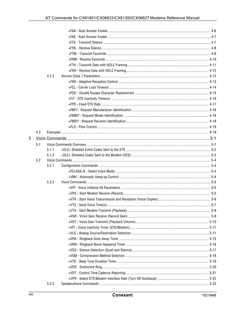 Comtrol AT Commands User Manual | Page 8 / 206