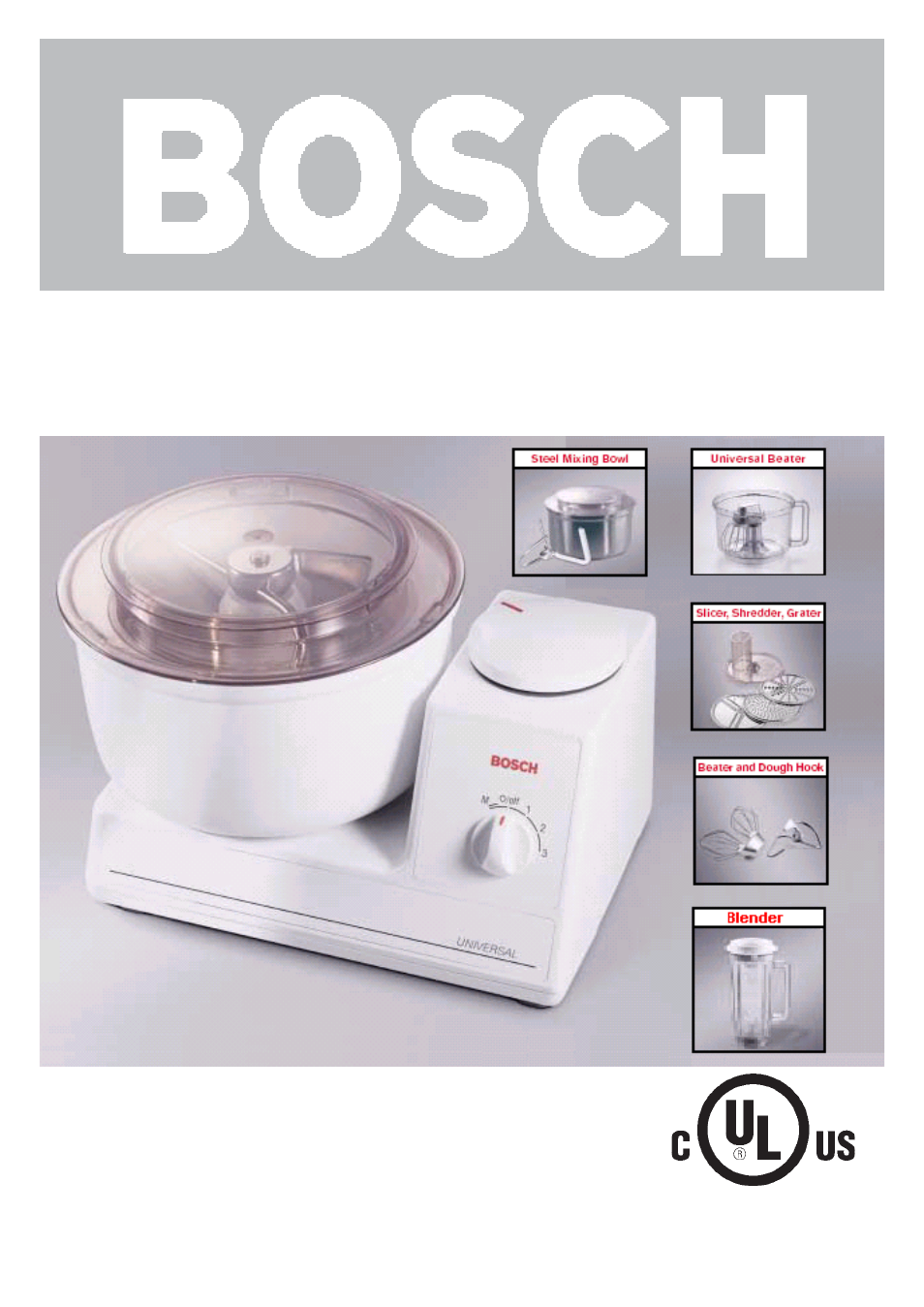 Bosch MUM 6610 UC User Manual | 16 pages