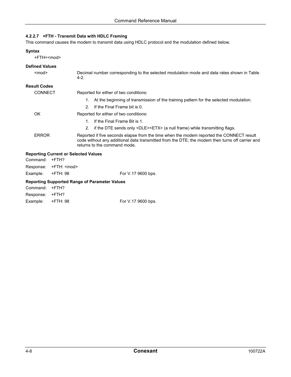 Comtrol AT Commands for SmartACFL User Manual | Page 114 / 172