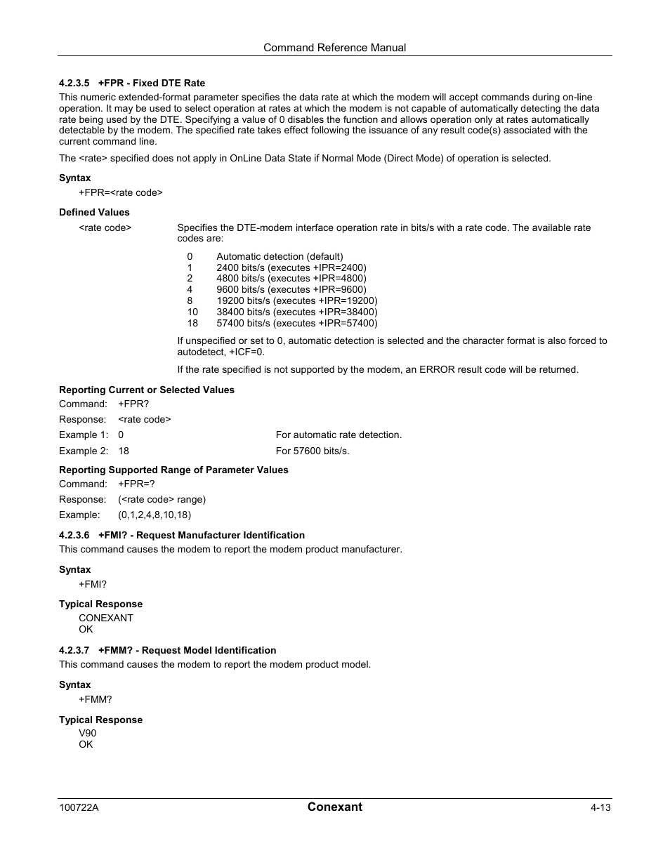 Comtrol AT Commands for SmartACFL User Manual | Page 119 / 172