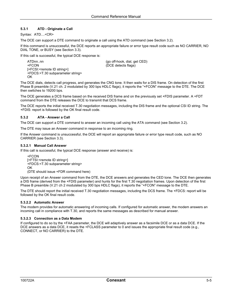 Comtrol AT Commands for SmartACFL User Manual | Page 127 / 172