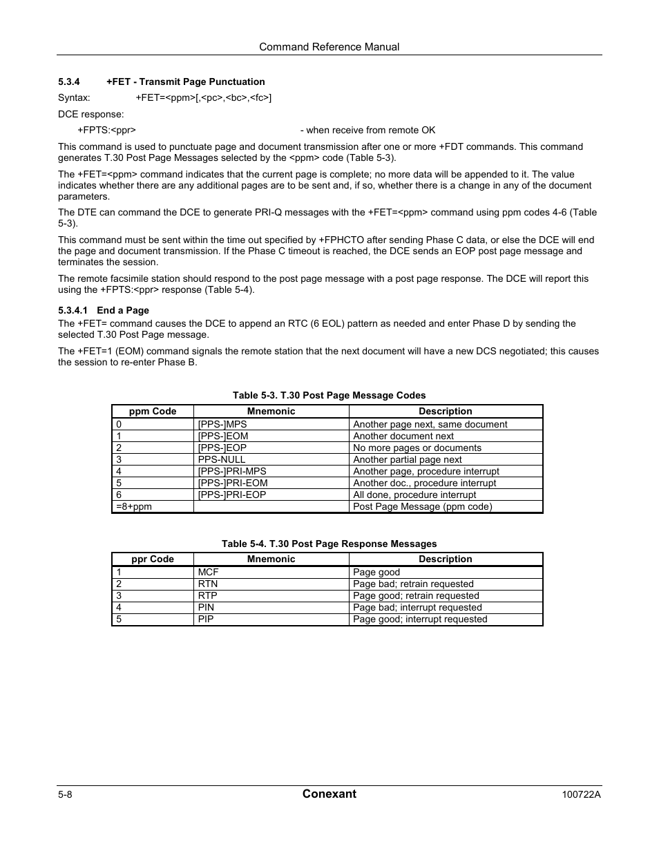 Comtrol AT Commands for SmartACFL User Manual | Page 130 / 172
