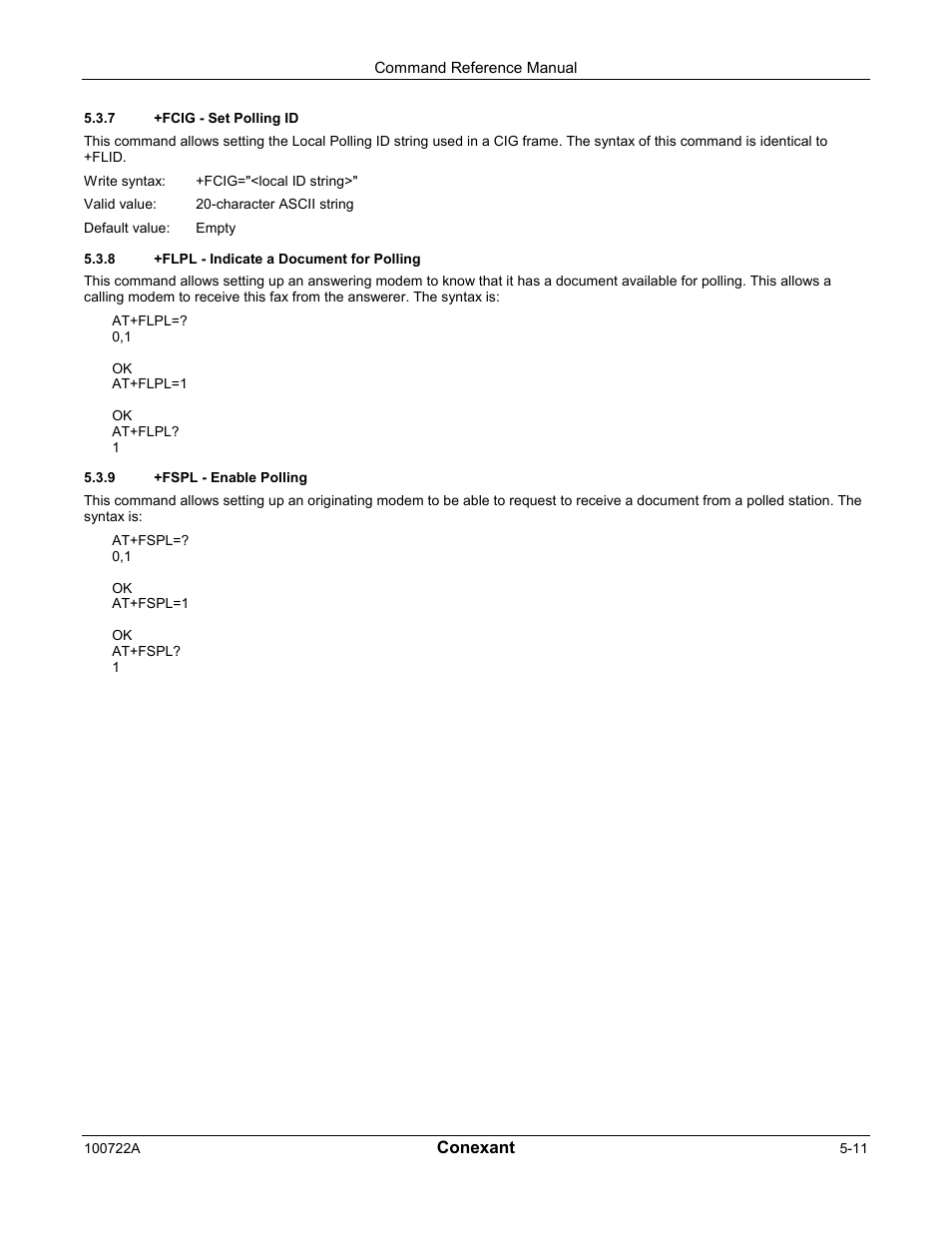 Comtrol AT Commands for SmartACFL User Manual | Page 133 / 172