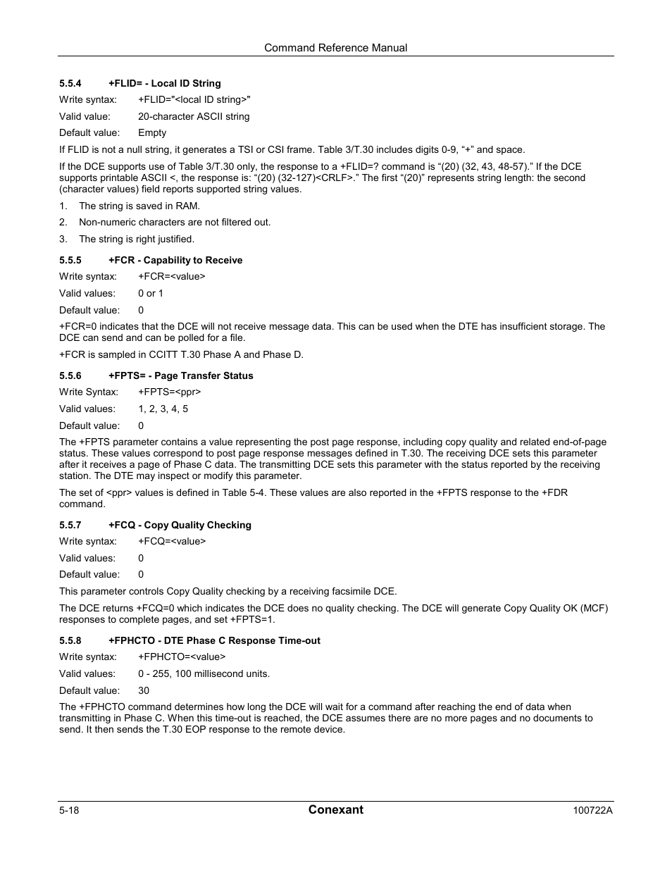 Comtrol AT Commands for SmartACFL User Manual | Page 140 / 172