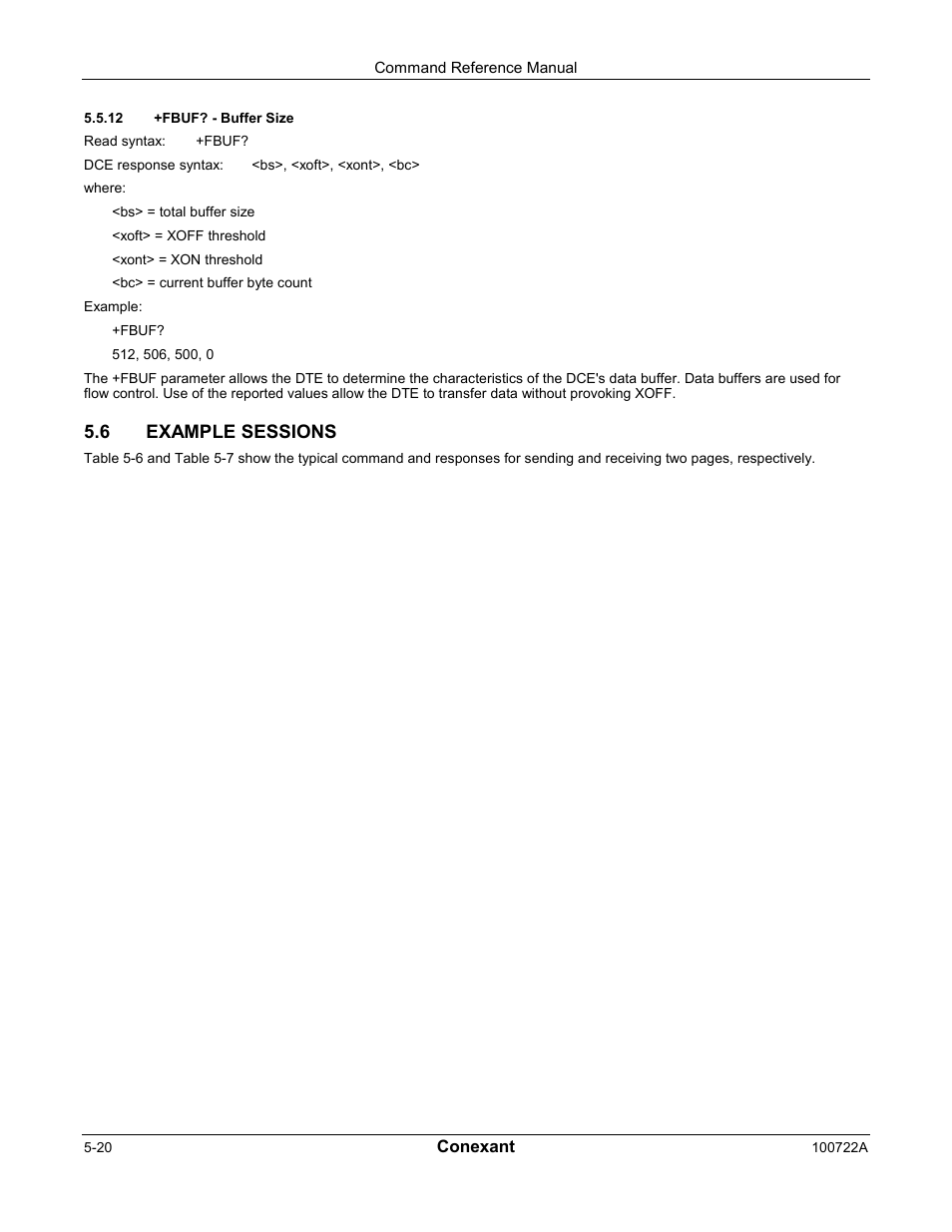 6 example sessions | Comtrol AT Commands for SmartACFL User Manual | Page 142 / 172