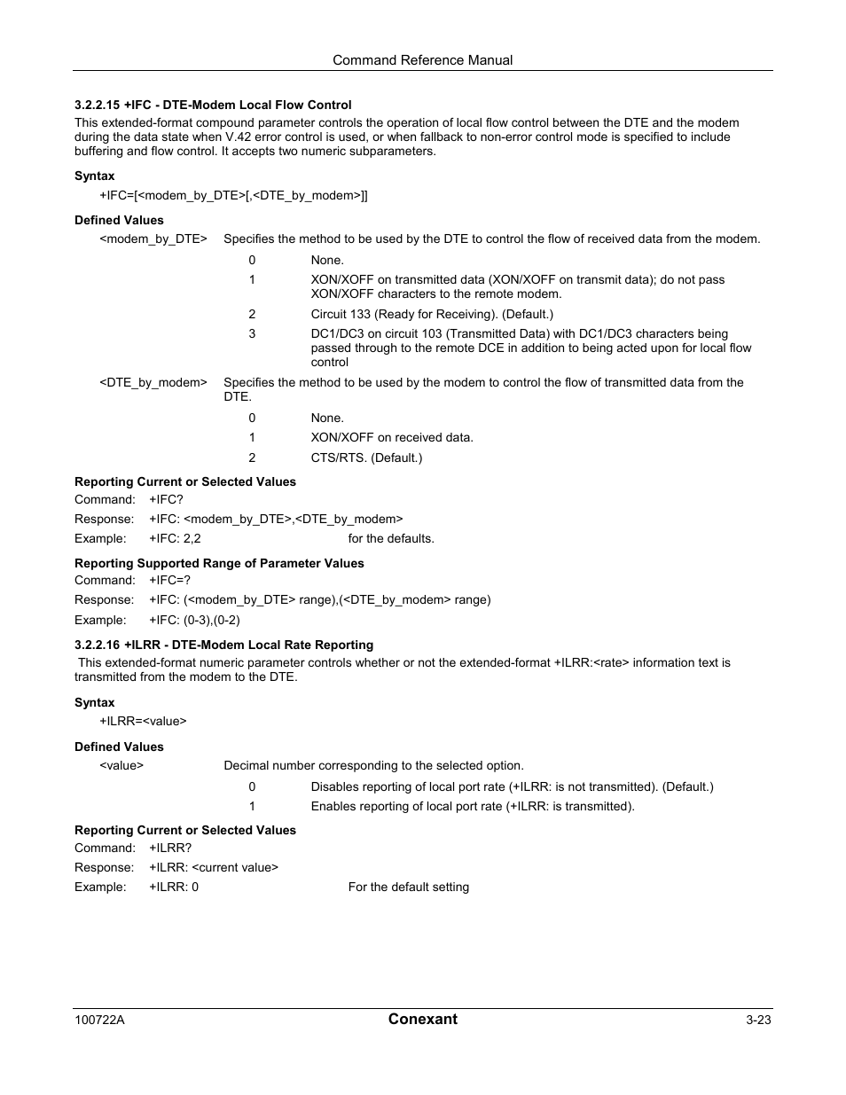 Comtrol AT Commands for SmartACFL User Manual | Page 43 / 172