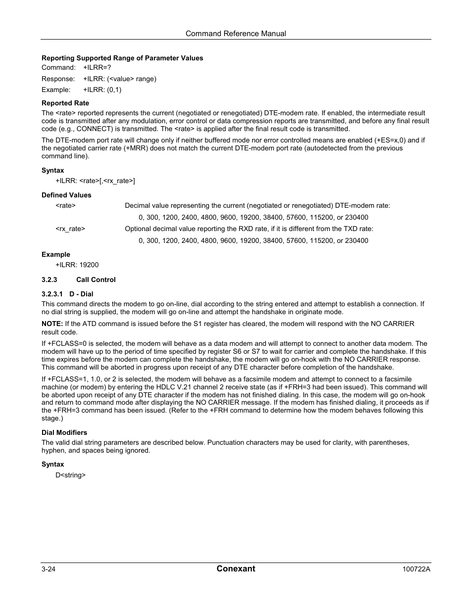 Comtrol AT Commands for SmartACFL User Manual | Page 44 / 172