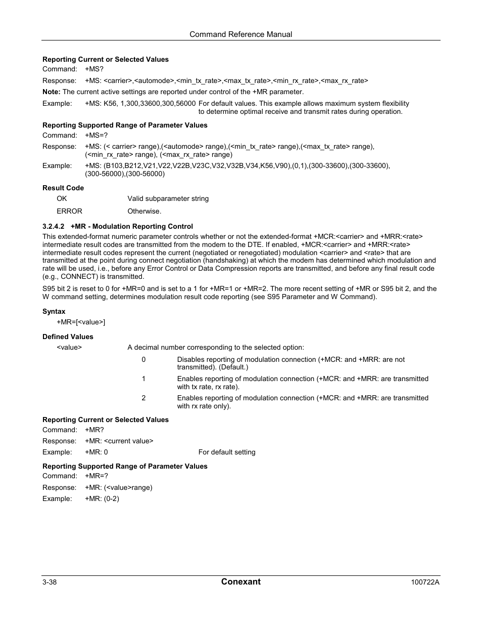 Comtrol AT Commands for SmartACFL User Manual | Page 58 / 172