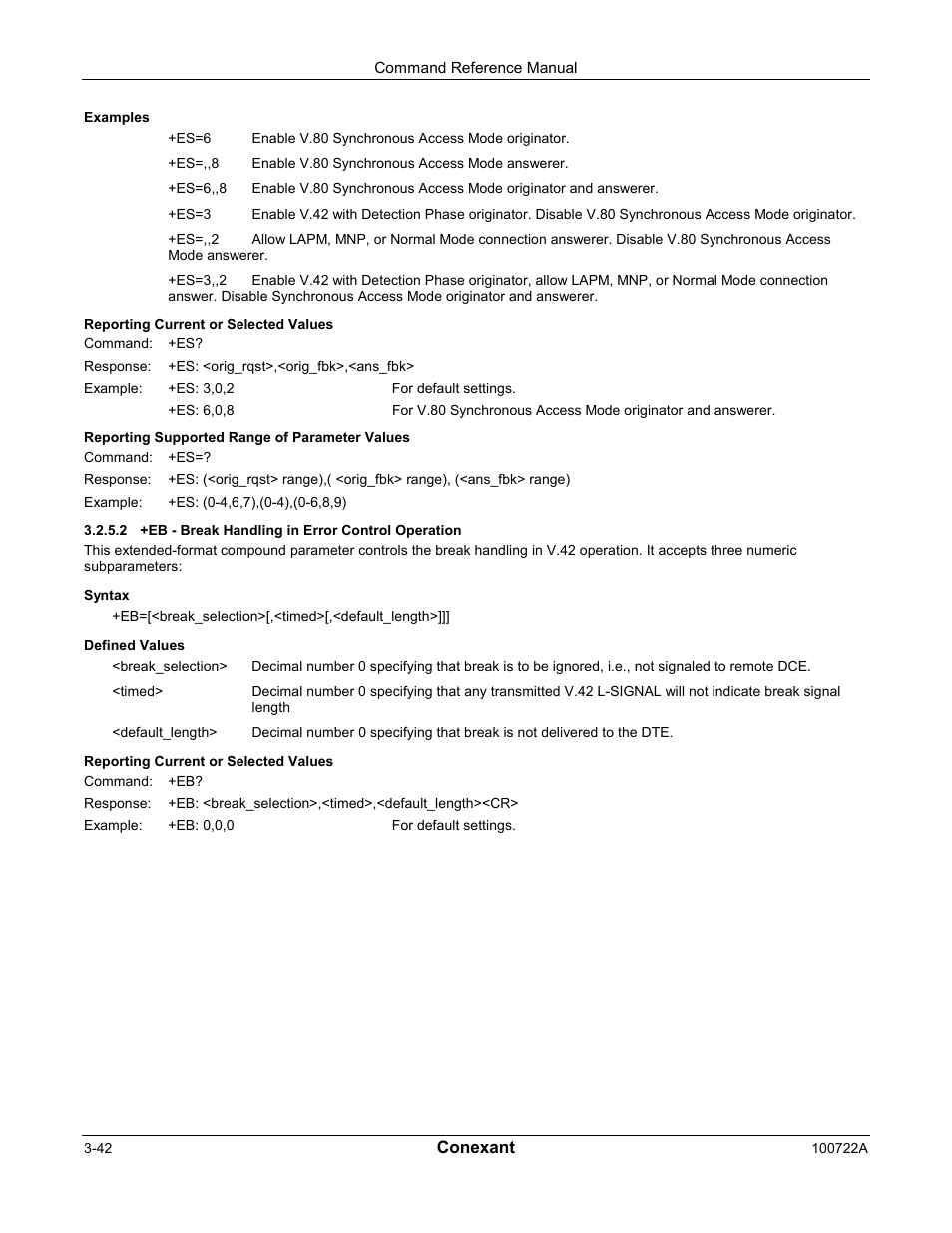 Comtrol AT Commands for SmartACFL User Manual | Page 62 / 172