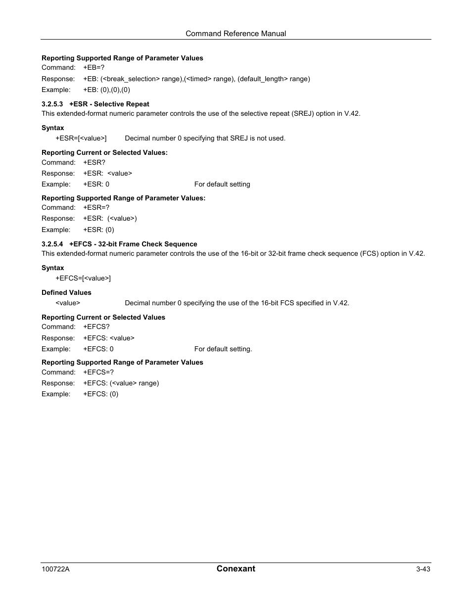 Comtrol AT Commands for SmartACFL User Manual | Page 63 / 172