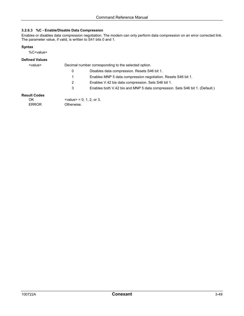 Comtrol AT Commands for SmartACFL User Manual | Page 69 / 172