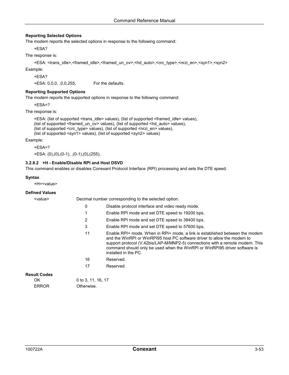 Comtrol AT Commands for SmartACFL User Manual | Page 73 / 172
