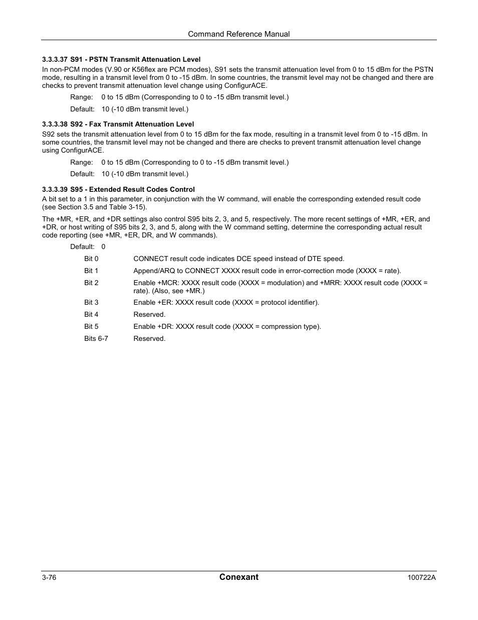 Comtrol AT Commands for SmartACFL User Manual | Page 96 / 172